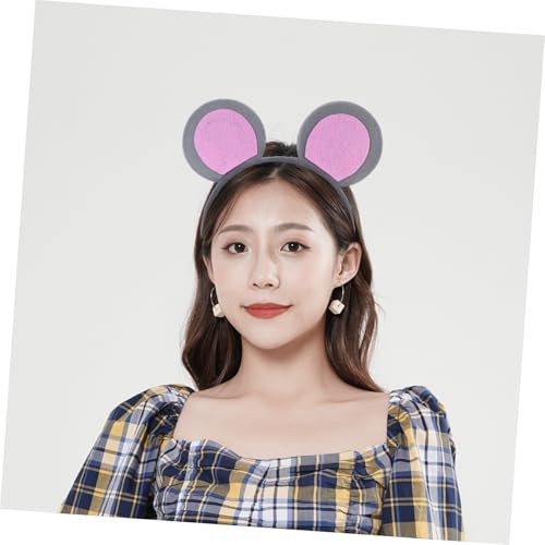 Sosoport Mäuseohren Stirnband Set mit Schleife und Rattenkostüm Zubehör für Frauen Cartoon Haarband Party Cosplay Halloween Accessoires Sosoport Mäuseohren Stirnband Set mit Schleife und Rattenkostüm Zubehör für Frauen Cartoon Haarband Party Cosplay Halloween Accessoires von Sosoport
