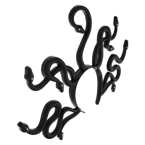 Sosoport Medusa Inspiriertes Halloween Stirnband mit Schlangenkopf dekor Komfortabler Sitz Einzigartiges Schlangenkostüm Haaraccessoire für Damen Karneval Maskerade Party Sosoport Medusa Inspiriertes Halloween Stirnband mit Schlangenkopf dekor Komfortabler Sitz Einzigartiges Schlangenkostüm Haaraccessoire für Damen Karneval Maskerade Party von Sosoport