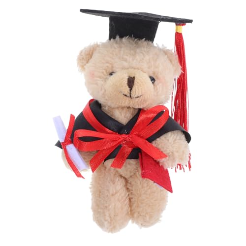Sosoport Mini-Abschlussbär deko Mini-Abschluss-Stofftier Partygeschenk für den Kindergartenabschluss Abschluss-Stofftier groß Abschluss-Plüschbär-Masse Plüschstoffe Brown Sosoport Mini-Abschlussbär deko Mini-Abschluss-Stofftier Partygeschenk für den Kindergartenabschluss Abschluss-Stofftier groß Abschluss-Plüschbär-Masse Plüschstoffe Brown von Sosoport