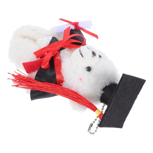 Sosoport Mini-Abschlussbär kleine Bären Stofftier als für die Abschlussfeier Bärenverzierung Graduierung Plüsch Masse Abschlusstierplüsch Grad Bär Plüschstoffe Weiß Sosoport Mini-Abschlussbär kleine Bären Stofftier als für die Abschlussfeier Bärenverzierung Graduierung Plüsch Masse Abschlusstierplüsch Grad Bär Plüschstoffe Weiß von Sosoport