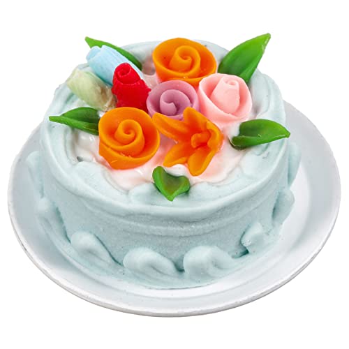 Sosoport Mini- Kuchendekor Hochzeitstorte Topper Dekorationen wedding decoration home decor Simulation von Desserts hausdeko geschenkeidee falscher Kuchen Puppenhaus-Miniaturen Harz von Sosoport