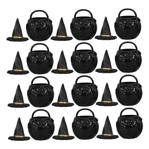 Sosoport Miniatur und Hexenhut aus Robustem Teiliges Halloween Deko für Diy Party und Mikro Landschaft Leicht und Kompakt als und Tischdeko von Sosoport