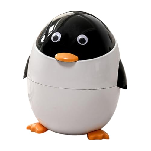 Sosoport Niedlicher Pinguin Mülleimer mit Deckel Plastik Abfalleimer für Schlafzimmer Wohnzimmer und Moderner Tier Mülleimer mit Großer Kapazität für Effektive Abfallbewirtschaftung Sosoport Niedlicher Pinguin Mülleimer mit Deckel Plastik Abfalleimer für Schlafzimmer Wohnzimmer und Moderner Tier Mülleimer mit Großer Kapazität für Effektive Abfallbewirtschaftung von Sosoport