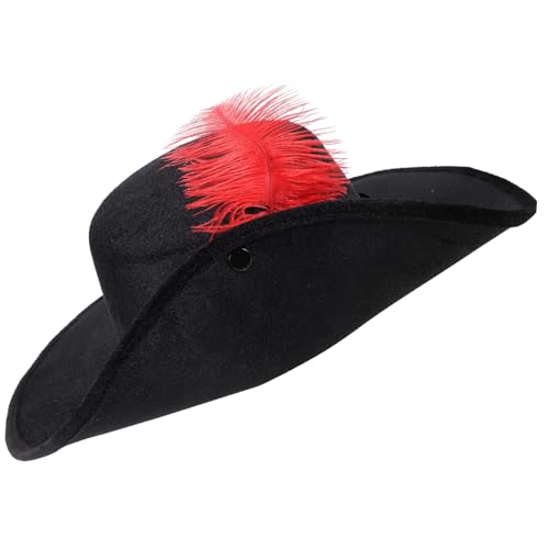 Sosoport Party Federhut Cosplay Kopfschmuck Piraten stil Festdekoration Vielseitig Einsetzbar für Fasching Kostüm und Bühnenauftritt Sosoport Party Federhut Cosplay Kopfschmuck Piraten stil Festdekoration Vielseitig Einsetzbar für Fasching Kostüm und Bühnenauftritt von Sosoport