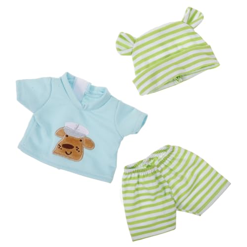Sosoport Puppenbekleidungsset für Amerikanische Puppen Weiche Kleidung Stilvolle Outfits für Kreatives Vielseitige Puppenkleidung für Grüne Streifen Sosoport Puppenbekleidungsset für Amerikanische Puppen Weiche Kleidung Stilvolle Outfits für Kreatives Vielseitige Puppenkleidung für Grüne Streifen von Sosoport