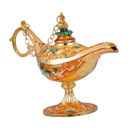 Sosoport Retro Lampe Tischdekoration aus Zinklegierung Geschnitztes Ornament mit Griff Bruchsicher und Leicht für Wohnzimmer Schlafzimmer Büro und Partys Sosoport Retro Lampe Tischdekoration aus Zinklegierung Geschnitztes Ornament mit Griff Bruchsicher und Leicht für Wohnzimmer Schlafzimmer Büro und Partys von Sosoport