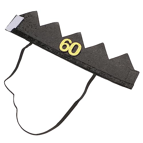 Sosoport Schwarze Gold Krone Geburtstagshut Einzigartiger Partyhut für Geburtstagsfeiern Fotorequisiten und Themenpartys Bequem und Langlebig für Unvergessliche Sosoport Schwarze Gold Krone Geburtstagshut Einzigartiger Partyhut für Geburtstagsfeiern Fotorequisiten und Themenpartys Bequem und Langlebig für Unvergessliche von Sosoport