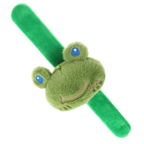 Sosoport Snap Armband Geldbörse für Süßes Frosch Plüsch Tier Snap Armband Vielseitige Mitgebsel für Geburtstagsfeiern und Kinderveranstaltungen als Party von Sosoport