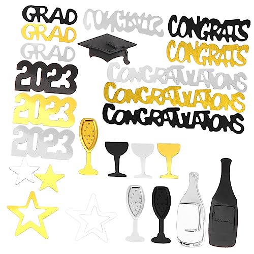 Sosoport Teiliges Konfetti Graduation Party Tischdeko Mehrfarbiges Sicheres Papierkonfetti für Abschlussfeier Vielseitig für Tischdekoration Fotorequisiten und DIY Basteln von Sosoport