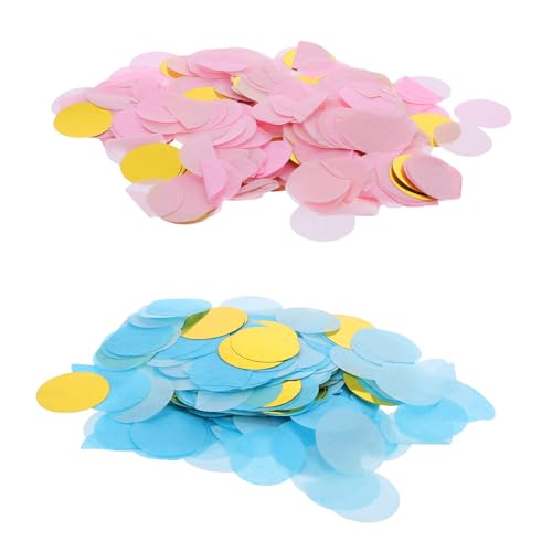 Sosoport Teiliges Konfetti aus Reißfestem Papier Runde Pinke und Blaue Streudeko für Shower und Gender Reveal Party Vielseitig als Tischdeko und Geschenkfüllung Geeignet Sosoport Teiliges Konfetti aus Reißfestem Papier Runde Pinke und Blaue Streudeko für Shower und Gender Reveal Party Vielseitig als Tischdeko und Geschenkfüllung Geeignet von Sosoport