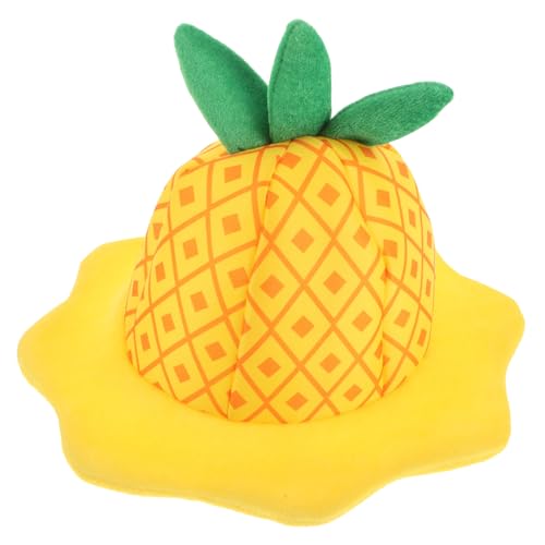 Sosoport Verstellbares Ananas Kostüm Kopfbedeckung für Erwachsene Leichter Bequemer Cartoon Ananas Haarreif Einzigartige Partydeko für Geburtstag Karneval und Maskerade von Sosoport