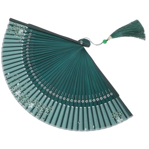 Sosoport Vintage Faltbarer Handlüfter aus Chinesischer Handventilator für Tanzaufführungen Hochzeiten und Sommerreisen mit Eleganten Mustern und Quaste mit Weißen Sosoport Vintage Faltbarer Handlüfter aus Chinesischer Handventilator für Tanzaufführungen Hochzeiten und Sommerreisen mit Eleganten Mustern und Quaste mit Weißen von Sosoport