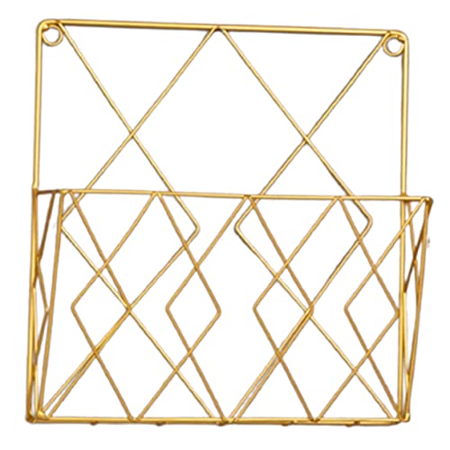 Sosoport Wandmontierter Bücherregal Organizer Bücherhalter Gold für Zeitschriften und Dekoration im Wohnzimmer oder Büro und Rostbeständig Sosoport Wandmontierter Bücherregal Organizer Bücherhalter Gold für Zeitschriften und Dekoration im Wohnzimmer oder Büro und Rostbeständig von Sosoport