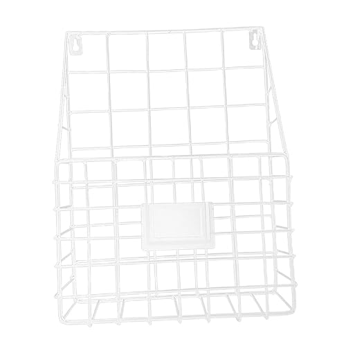 Sosoport Weißer Wandhänger aus Schmiedeeisen Dekorativer Magazinhalter Zeitungshalter und Aufbewahrungsregal für Zuhause und Büro Platzsparendes Wand Organizer Regal Sosoport Weißer Wandhänger aus Schmiedeeisen Dekorativer Magazinhalter Zeitungshalter und Aufbewahrungsregal für Zuhause und Büro Platzsparendes Wand Organizer Regal von Sosoport