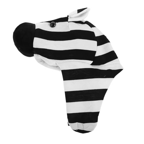Sosoport Zebra Kostüm Hut Leicht und für Erwachsene und Bequeme Tierische Kopfbedeckung für Halloween Karneval Party Foto Booth Requisiten und Familienfeiern von Sosoport