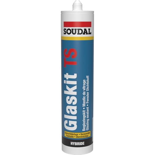 Glaskit TS Hybrid Polymer Spachtelmasse überstreichbar Soudal 290ml Kartusche RAL 9001 Cremeweiß Glaskit TS Hybrid Polymer Spachtelmasse überstreichbar Soudal 290ml Kartusche RAL 9001 Cremeweiß von Soudal