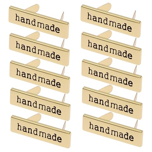 Metall -Tags, 10pcs 1.6x0.5 Metall -Tags zum Beschriften von Kleidung Jeans Schuhe Taschen, Rechteck -Beutel -Etiketten, DIY -Bastelnähtetiketten, Tasche Metall -Tags, 10pcs 1.6x0.5 Metall -Tags zum Beschriften von Kleidung Jeans Schuhe Taschen, Rechteck -Beutel -Etiketten, DIY -Bastelnähtetiketten, Tasche von SouiWuzi