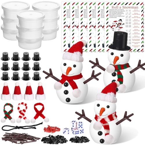 Soulchen 24 Set Weihnachten Schneemann DIY Kits für Modelliermasse DIY Bauen Sie einen Schneemann Handwerk Dekoration Weihnachten Winter Aktivitäten Geschenk für Familie Urlaub Party Spiel Supplies Soulchen 24 Set Weihnachten Schneemann DIY Kits für Modelliermasse DIY Bauen Sie einen Schneemann Handwerk Dekoration Weihnachten Winter Aktivitäten Geschenk für Familie Urlaub Party Spiel Supplies von Soulchen