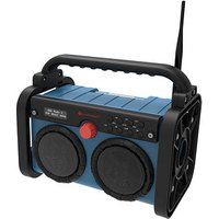 soundmaster DAB85BL Baustellenradio blau, schwarz von Soundmaster