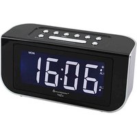 soundmaster FUR4005 Radiowecker schwarz, silber von Soundmaster