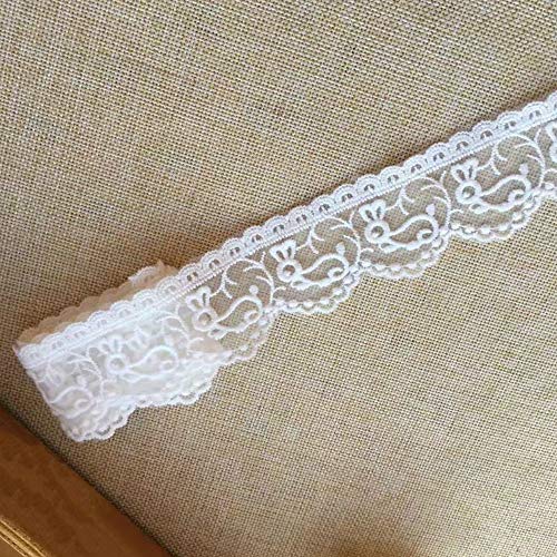 Sourcemall Spitzenband, zartes Kaninchen-ähnliches Band für Hochzeit/Brautdekoration, DIY Handwerk Nähen, Heimdekoration, 13 Meter von Sourcemall