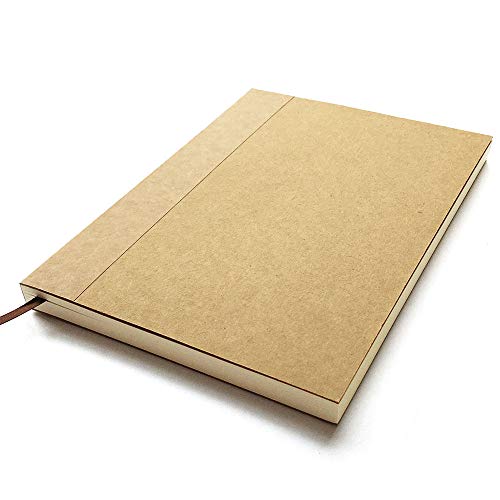 Blanko Notizbuch Papier – A5 Tagebuch Nachfüllung für Nachfüllbares Leder Tagebuch von Sovereign-Gear – recycelte Blätter, Ungefütterter Notizblock 146x210 cm mit 240 weichen Seiten & Lesezeichen von Sovereign-Gear