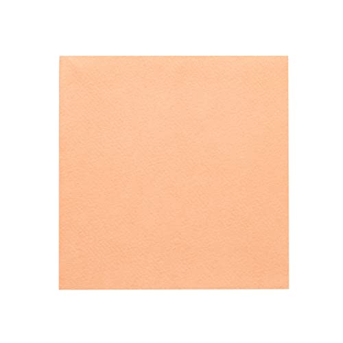 Cocktail-Servietten aus Linclass® Airlaid | vielfältig einsetzbar und kombinierbar | 25 x 25 cm | 50 Stück (Aprikot) von Sovie HORECA