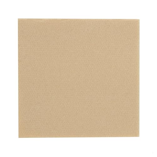 Cocktail-Servietten aus Softpoint 2-lagig | vielfältig einsetzbar und kombinierbar | 20 x 20 cm | 100 Stück (Braun) von Sovie HORECA