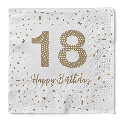 Geburtstagsserviette Happy Birthday (18) von Sovie HORECA