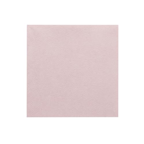 Sovie HORECA Linclass® Airlaid Tischdecke 80 x 80 cm, Tischdecke stoffähnlich, praktische Einmal-Tischdecke für Hochzeit oder Partys, 20 Stück (Altrosa) von Sovie HORECA