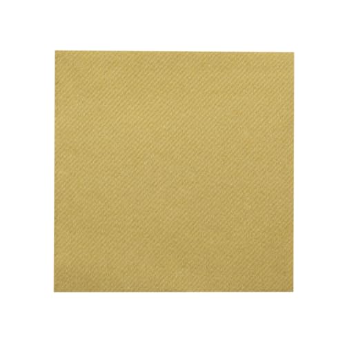 Sovie HORECA Linclass® Airlaid Tischdecke 80x80 cm, Mitteldecke stoffähnlich, praktisches Einmal-Tischtuch, edle Tischdeko, 20 Stück, Gold von Sovie HORECA