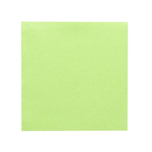 Sovie HORECA Linclass® Airlaid Tischdecke 80x80 cm, Mitteldecke stoffähnlich, praktisches Einmal-Tischtuch, edle Tischdeko, 20 Stück, Apfel-Grün von Sovie HORECA