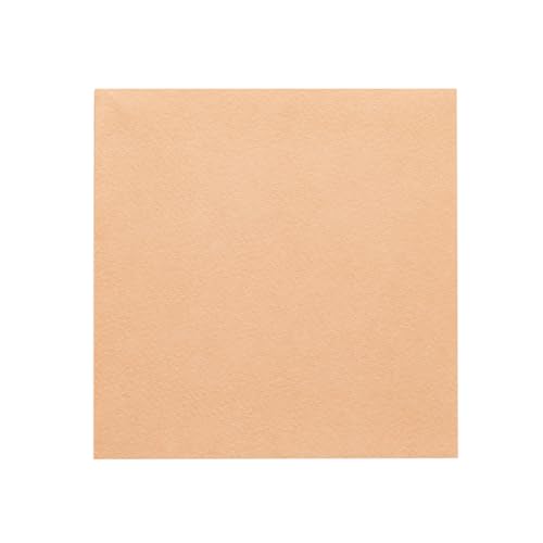 Sovie HORECA Linclass® Airlaid Tischdecke 80x80 cm, Mitteldecke stoffähnlich, praktisches Einmal-Tischtuch, edle Tischdeko, 20 Stück, Aprikot-Orange von Sovie HORECA