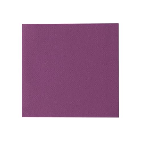 Sovie HORECA Linclass® Airlaid Tischdecke 80x80 cm, Mitteldecke stoffähnlich, praktisches Einmal-Tischtuch, edle Tischdeko, 20 Stück, Aubergine-Lila von Sovie HORECA