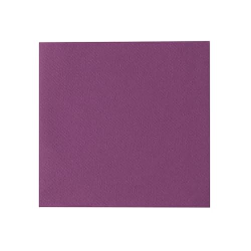 Sovie HORECA Linclass® Airlaid Tischdecke 80x80 cm, Mitteldecke stoffähnlich, praktisches Einmal-Tischtuch, edle Tischdeko, 20 Stück, Aubergine-Lila von Sovie HORECA