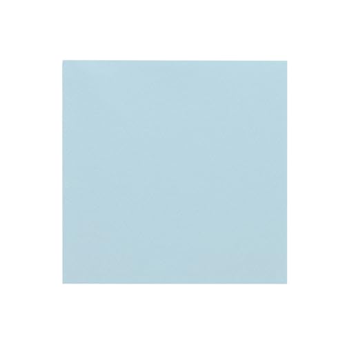 Sovie HORECA Linclass® Airlaid Tischdecke 80x80 cm, Mitteldecke stoffähnlich, praktisches Einmal-Tischtuch, edle Tischdeko, 20 Stück, Hellblau von Sovie HORECA