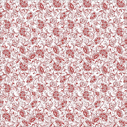 Sovie HORECA Linclass® Airlaid Tischdecke Liv 80x80 cm | Mitteldecke stoffähnlich | praktisches Einmal-Tischtuch | edle Tischdeko | Bordeaux 20 Stück von Sovie HORECA