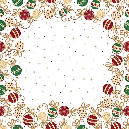 Sovie HORECA Weihnachts-Tischdecke Belinda | aus Linclass® Airlaid | Mitteldecke Weihnachten Fest Feier | 80 x 80 cm, 20 Stück von Sovie HORECA