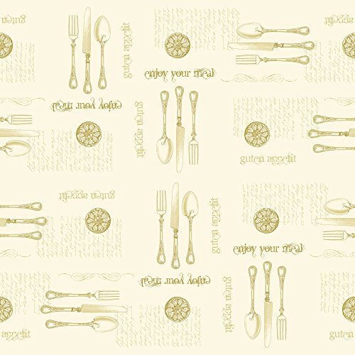 Sovie HORECA Tischdecke Elisabeth | Linclass® Airlaid 80x80 cm | Einmal-Mitteldecken stoffähnlich Hochzeit Geburtstag | 20 Stück | (Gold-Champagner) von Sovie HORECA