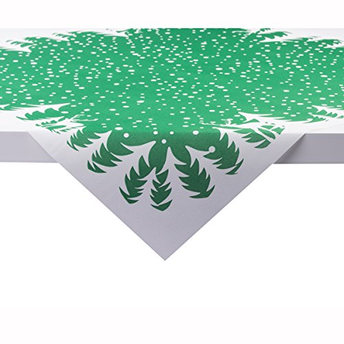 Sovie HORECA Tischdecke Marvin in Grün aus Linclass® Airlaid, Weihnachtstischdecke stoffähnlich Weihnachten, ideal für Advents- & Weihnachtsfeiern, 80 x 80 cm, 20 Stück von Sovie HORECA