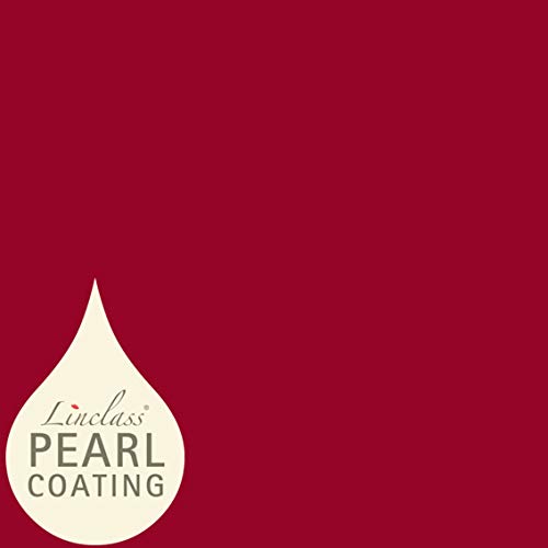 Sovie HORECA Tischdecke mit Pearl Coating (wasserabweisend) | Einweg-Tischdecke Mitteldecke | 80 x 80 cm | 15 Stück (Bordeaux) von Sovie HORECA
