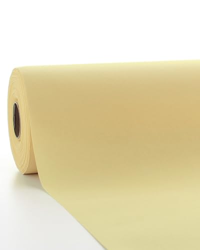 Sovie HORECA Linclass Airlaid Tischdeckenrolle Sahara - Tischdecke 120cm x 25m - Einfarbige Papiertischdecke Rolle - Ideal für Party & Hochzeit von Sovie HORECA