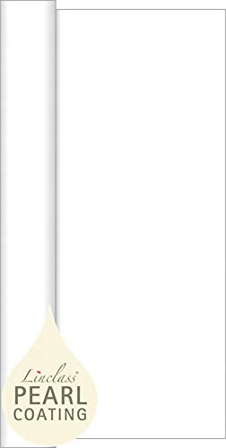 Sovie HORECA Tischdeckenrolle aus Pearl Coating (wasserabweisend), passend für Private Feiern und Gastronomie, 120 cm x 25 m, 1 Stück (Weiß) von Sovie HORECA