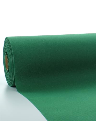 Sovie HORECA Linclass Airlaid Tischdeckenrolle Dunkelgrün - Tischdecke 118cm x 25m - Einfarbige Papiertischdecke Rolle - Ideal für Party & Hochzeit von Sovie HORECA