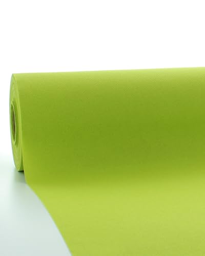 Sovie HORECA Linclass Airlaid Tischdeckenrolle Kiwi - Tischdecke 118cm x 25m - Einfarbige Papiertischdecke Rolle - Ideal für Party & Hochzeit von Sovie HORECA