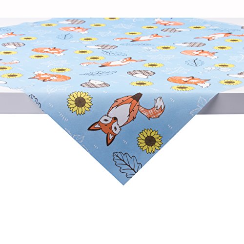 Sovie Home Linclass® Airlaid Tischdecke Florian 80x80 cm | Mitteldecke stoffähnlich | praktisches Einmal-Tischtuch | edle Tischdeko (Blau) von Sovie Home