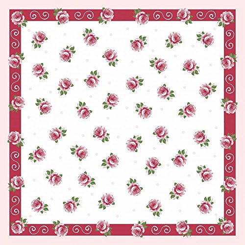 Sovie Home Linclass® Airlaid Tischdecke Rosita | 80x80 cm | Mitteldecke stoffähnlich | praktisches Einmal-Tischtuch (Bordeaux) von Sovie Home
