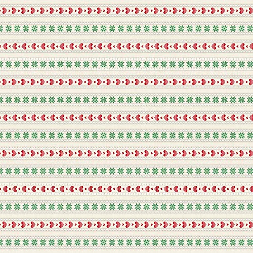 Sovie Home Tischdecke Trixi in Rot-Grün aus Linclass® Airlaid, Weihnachtstischdecke stoffähnlich, ideal für Advent, Weihnachtsfeiern & Weihnachten, 80 x 80 cm, 1 Stück von Sovie Home