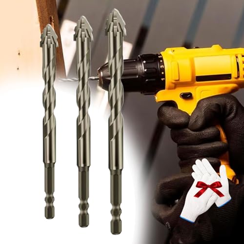 Goletsure 4-Nut-Bohrer, 2025 hochfestes 4-Nut-Exzenterbohrer-Set mit Wellenschliff, neues 4-Nut-Exzenterbohrer-Set mit Sägezahnung, ideal für Metall, Holz und Kunststoff (8mm10mm12mm) von Sovtay