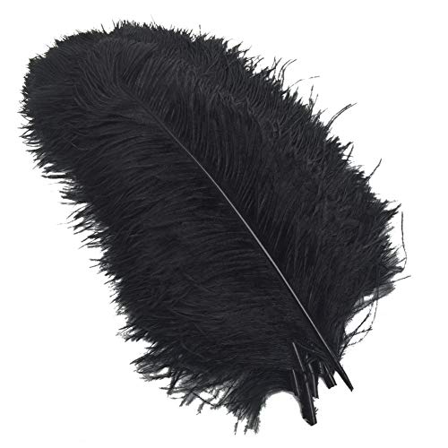 SOWDER Strauß Federn Plume für Hochzeit Aufsteller Home Dekoration 20-22 inch schwarz SOWDER Strauß Federn Plume für Hochzeit Aufsteller Home Dekoration 20-22 inch schwarz von Sowder